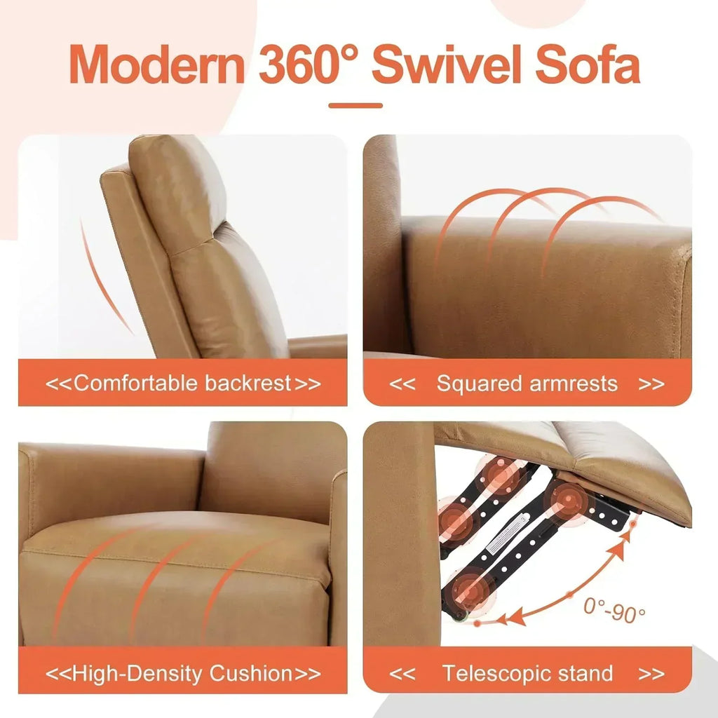 Sweetcrispy Massage Recliner Chair for Adults Adjustable Home Theater Seating