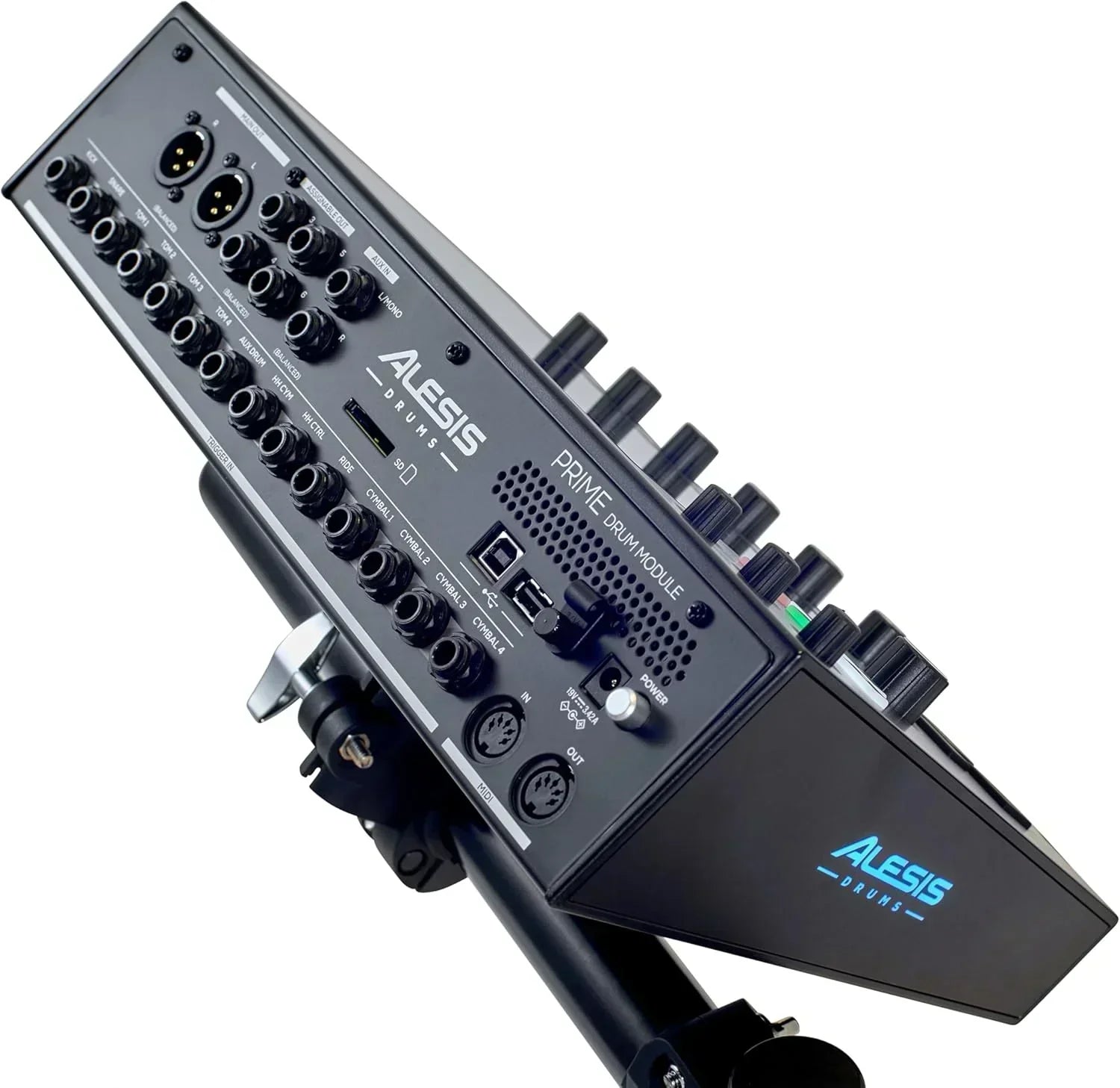 Alison Strata Prime Electronic Drum Set with Touch Screen Dual Area Grid Head