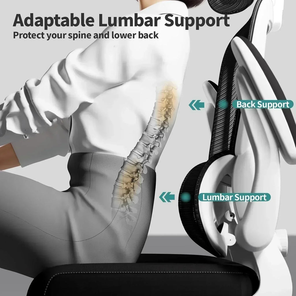 Office Chair Ergonomic Desk Chair 330 lbs Home Mesh Desk Chair Comfortable Gaming Chair