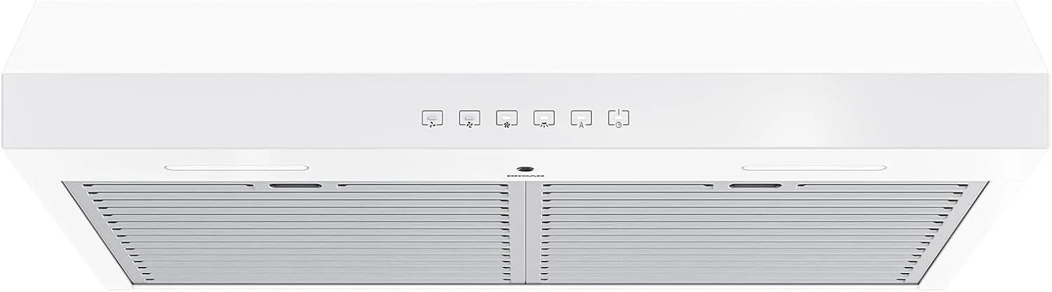 Broan-NuTone Three-Speed Glacier Undercabinet Range Hood with LED Light, ADA Compliant