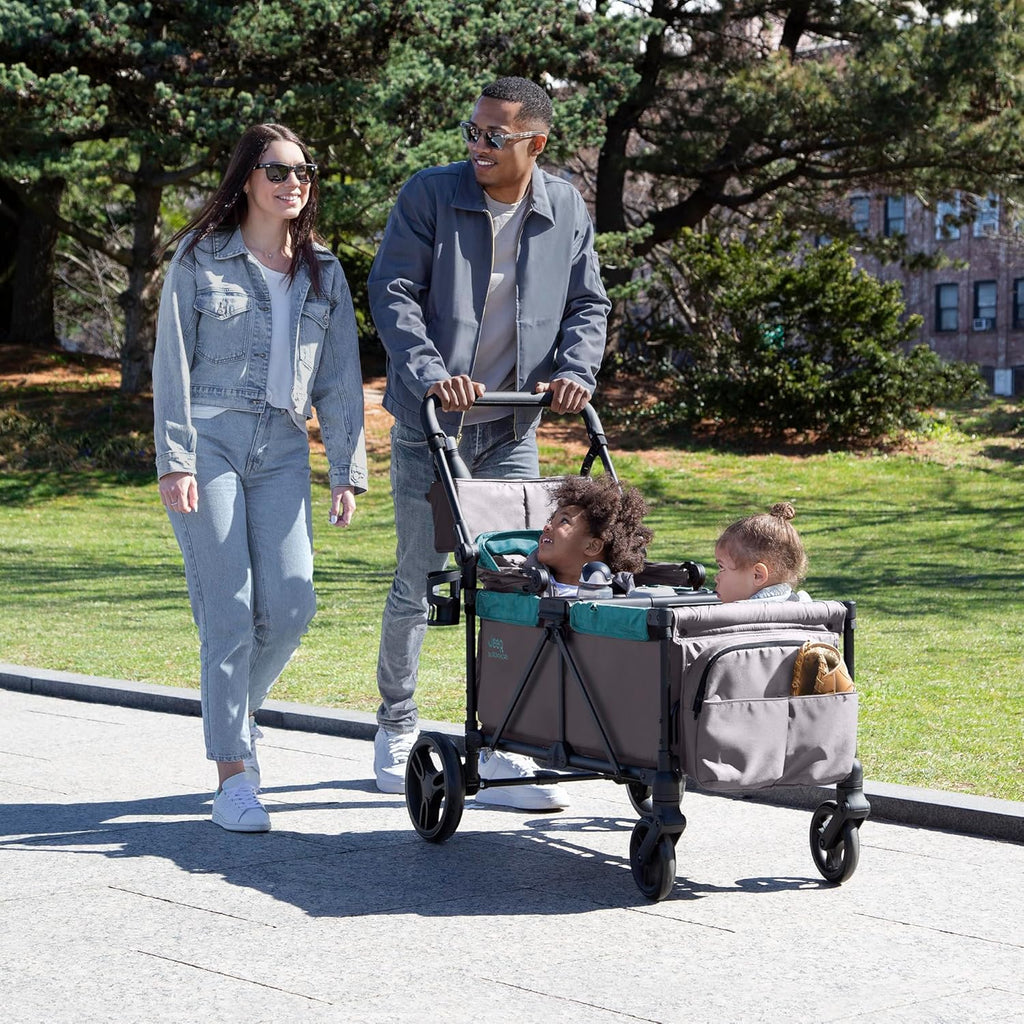 Jeep Sport All-Terrain Stroller Wagon by Delta Children Includes Canopy Parent Organizer