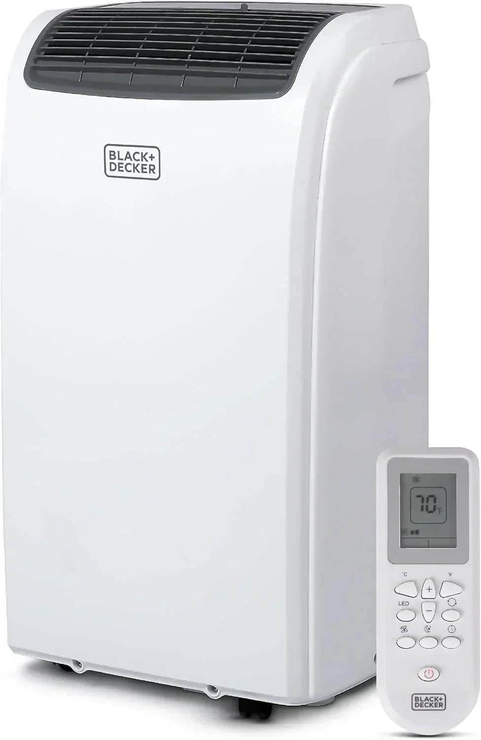 BLACK+DECKER 10,000 BTU Portable Air Conditioner for Rooms up to 450 Sq with Remote Control