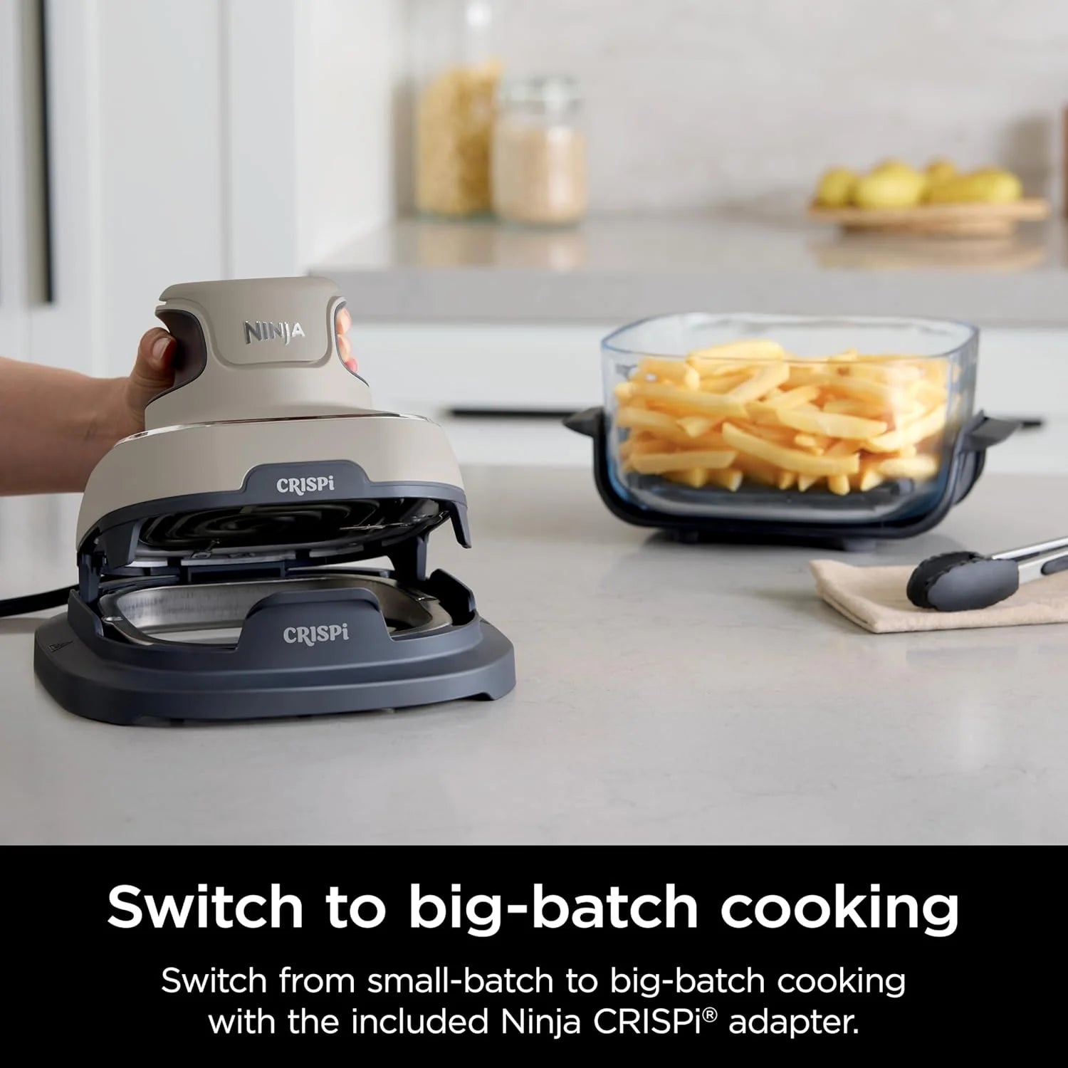 Ninja Crispi 4-in-1 Portable Glass Air Fryer Cooking System